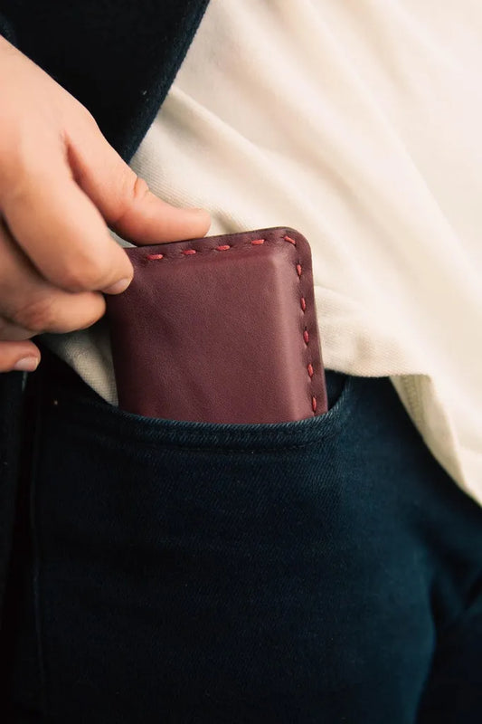 The Audace – Burgundy Smart Wallet