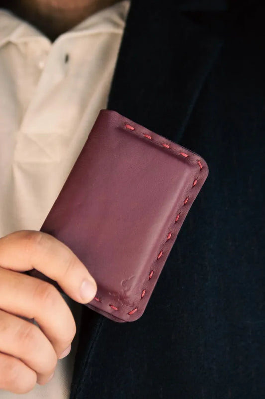 The Audace – Burgundy Smart Wallet