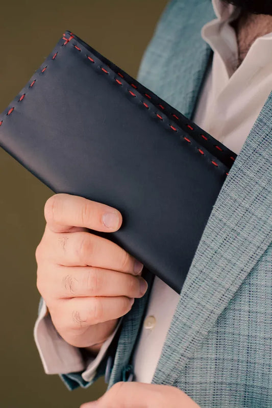 The Volonté – Black Leather Long Wallet