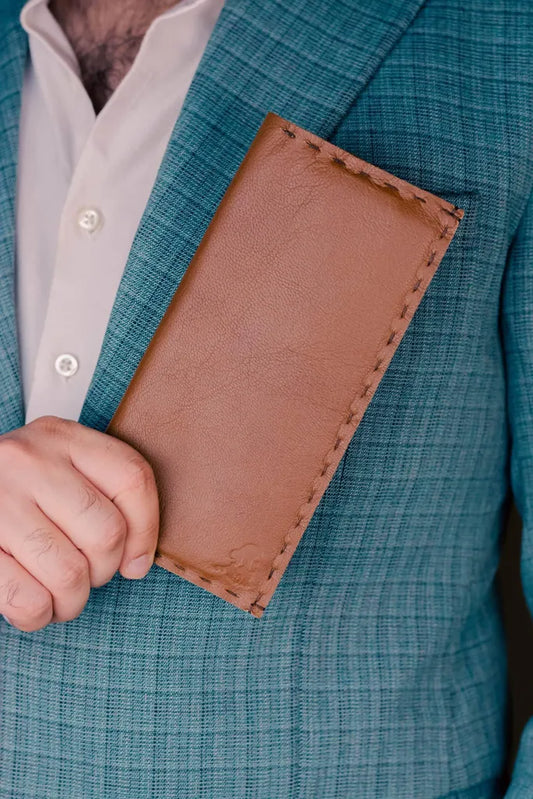 The Volonté – Brown Leather Long Wallet