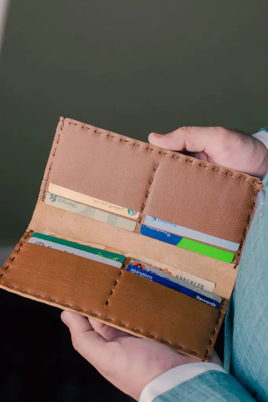 The Volonté – Brown Leather Long Wallet