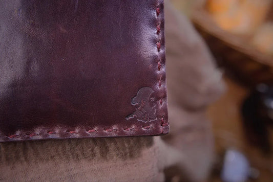 The Esthétique (Burgundy) - Leather Bi-Fold Wallet