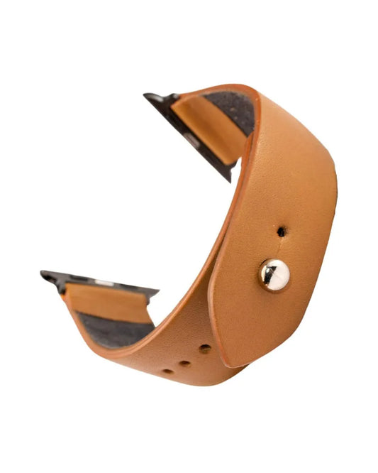 Bronze Apple Watch Strap - Pure Leather Strap