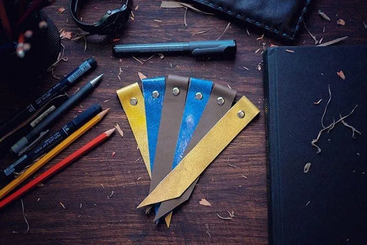 The Blaze - Leather Bookmark