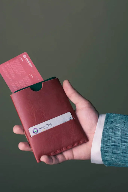 The Voyager – Burgundy - Passport Wallet