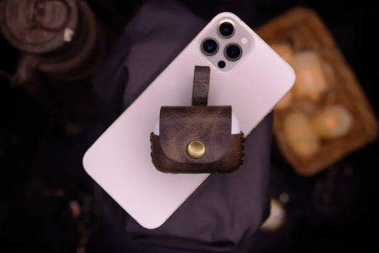 Swish Brown - AirPods Pro Leather Case