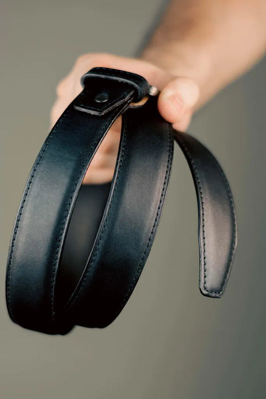 The Fuerte - Leather Belt - Black