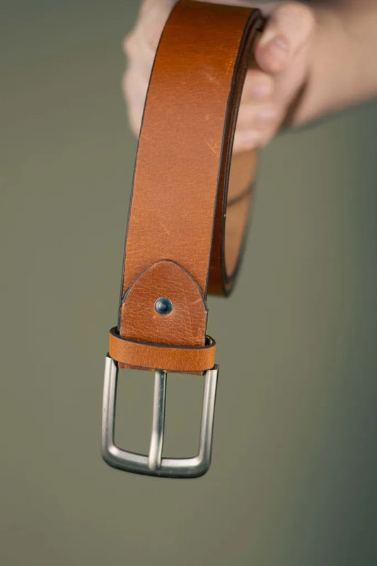The Mylan - Leather Belt - Light Brown