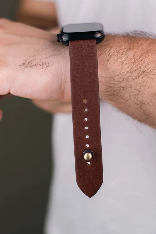 Brown Apple Watch Strap - Pure Leather Strap
