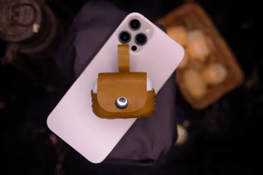 Swish Mustard - AirPods Pro Leather Case