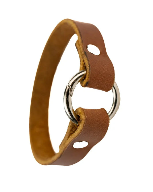 Rizz - Brown Leather Bracelet (Unisex)