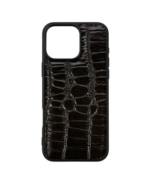 The Vero - Iphone 16 Pro Max Black Leather Case