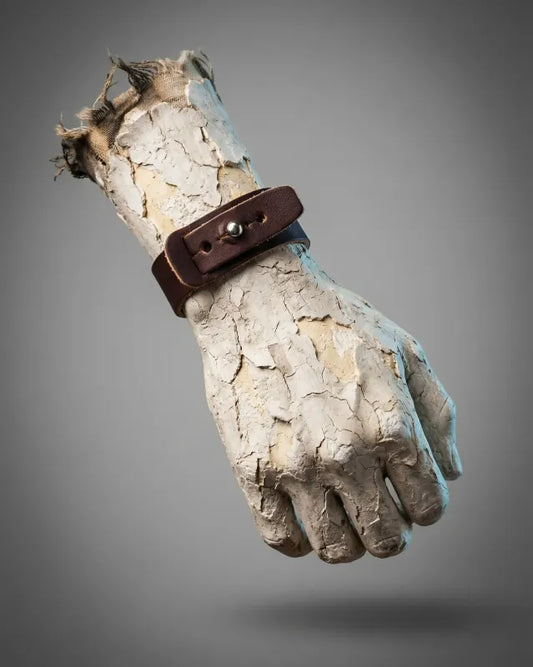 Blaire - Burgundy Veg Tan Leather Bracelet (Unisex)