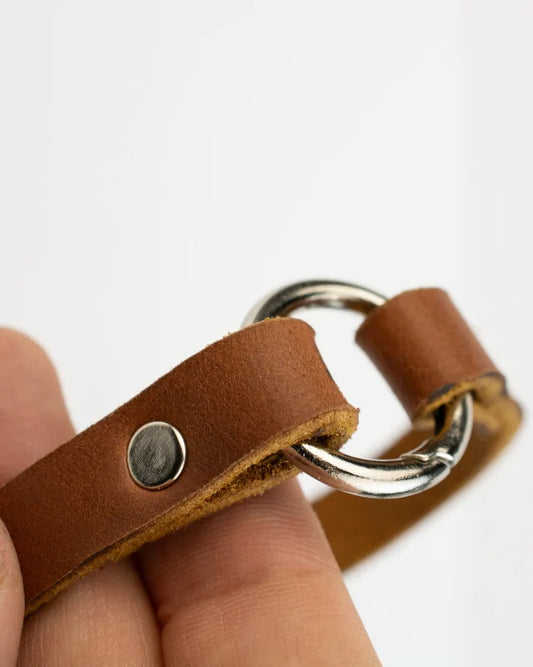 Rizz - Brown Leather Bracelet (Unisex)