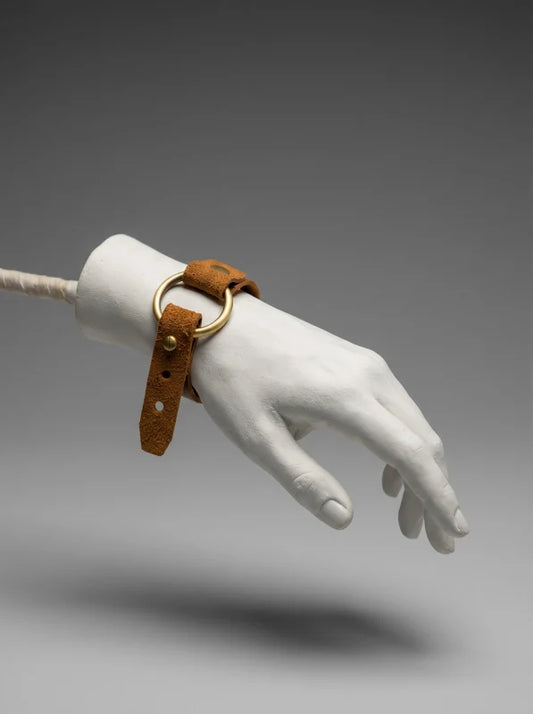 Ryker - Cinnamon Leather Bracelet (Unisex)