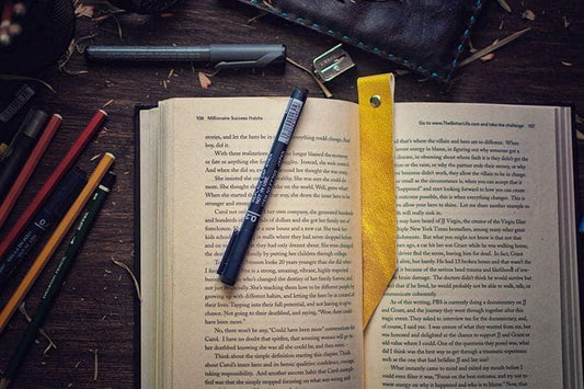 The Blaze - Leather Bookmark