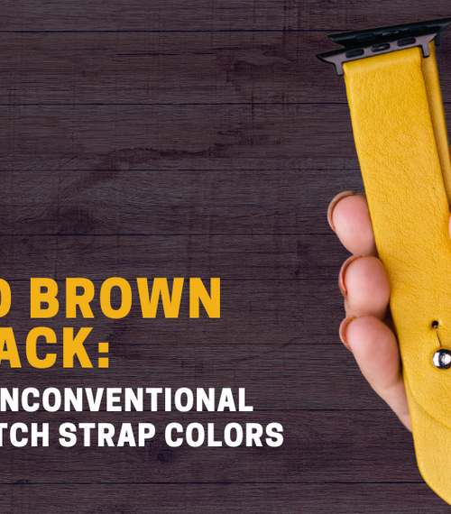 Beyond Brown and Black: Exploring Unconventional Leather Watch Strap Colors