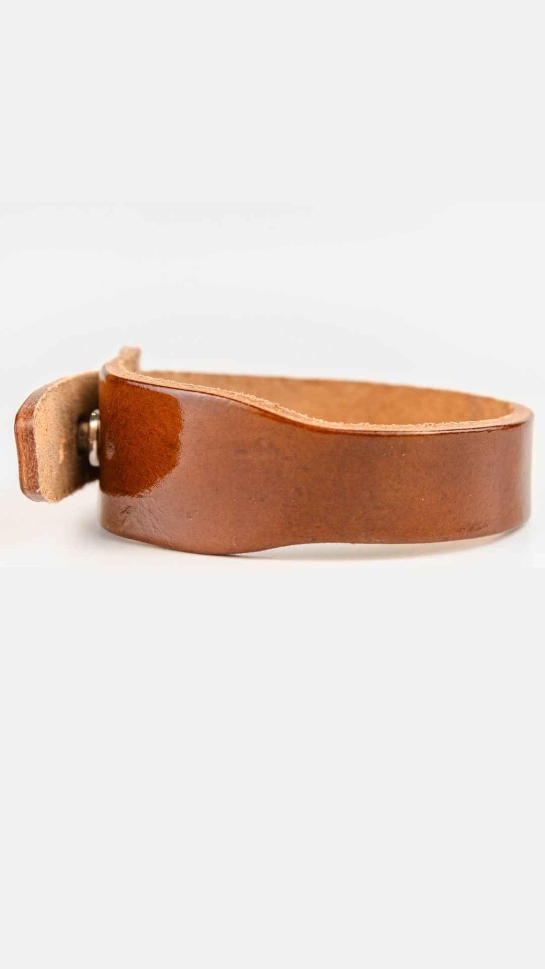 Blaire - Bronze veg tan Leather Bracelet (Unisex)