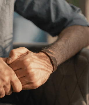 Blaire - Light Brown Leather Bracelet (Unisex)