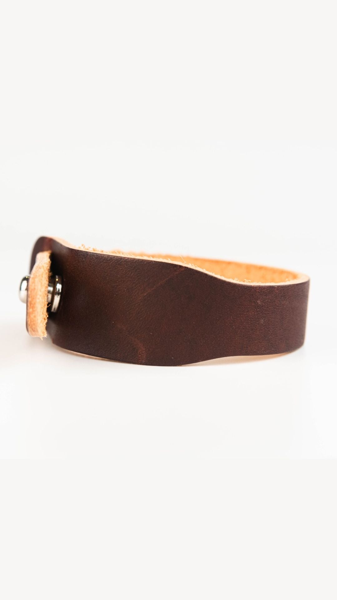 Blaire - Burgundy Veg Tan Leather Bracelet (Unisex)