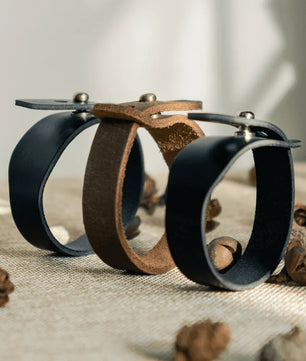 Blaire - Light Brown Leather Bracelet (Unisex)