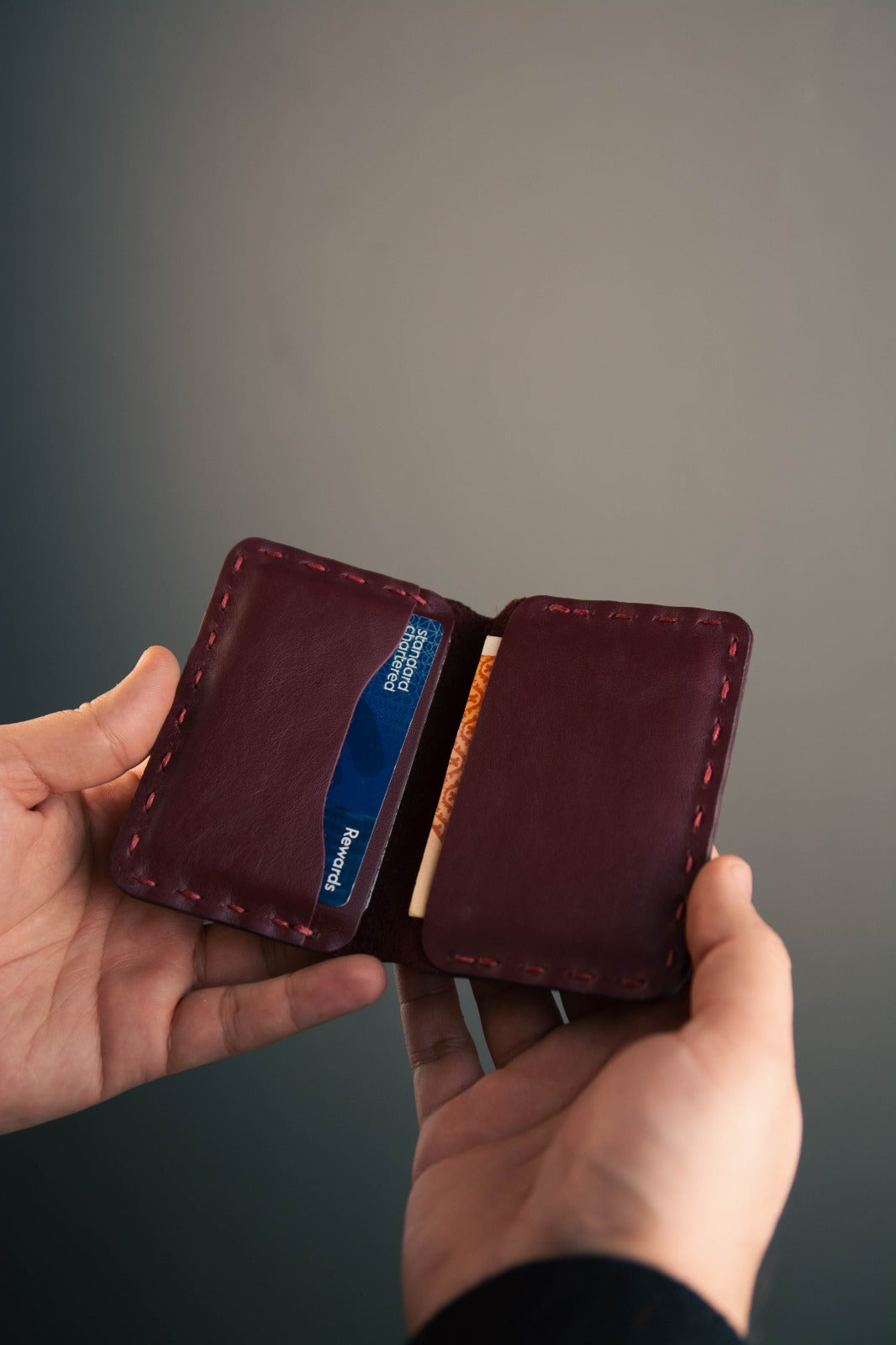 The Audace – Burgundy Smart Wallet
