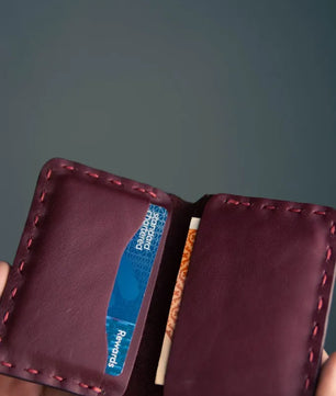 The Audace – Burgundy Smart Wallet