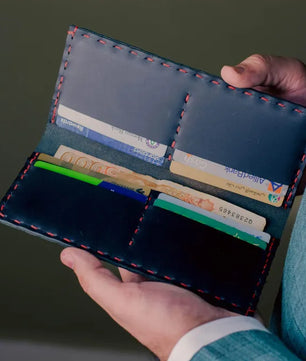 The Volonté – Black Leather Long Wallet