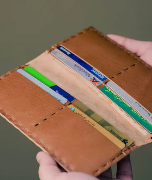 The Volonté – Brown Leather Long Wallet