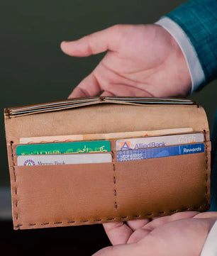 The Volonté – Brown Leather Long Wallet