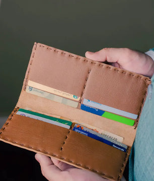 The Volonté – Brown Leather Long Wallet