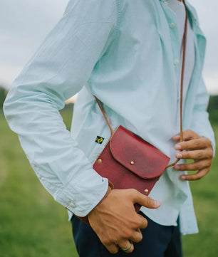 The Boho - Leather Sling Bag (Unisex)