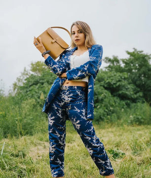 Voguish - Veg Tan Leather Handbag for Ladies