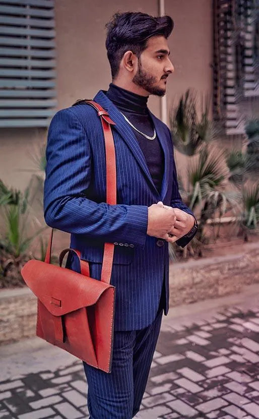 Aristocratic – Handmade Veg Tanned Leather Satchel Bag