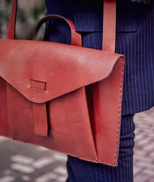Aristocratic – Handmade Veg Tanned Leather Satchel Bag