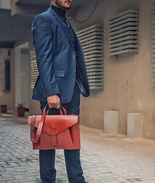 Aristocratic – Handmade Veg Tanned Leather Satchel Bag