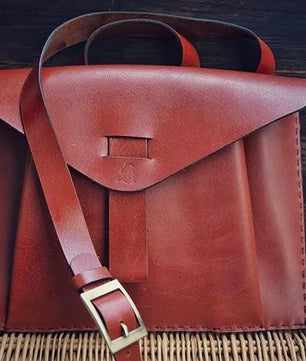 Aristocratic – Handmade Veg Tanned Leather Satchel Bag