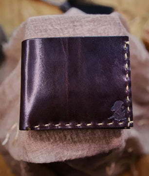 The Esthétique (Brown) - Leather Bi-Fold Wallet