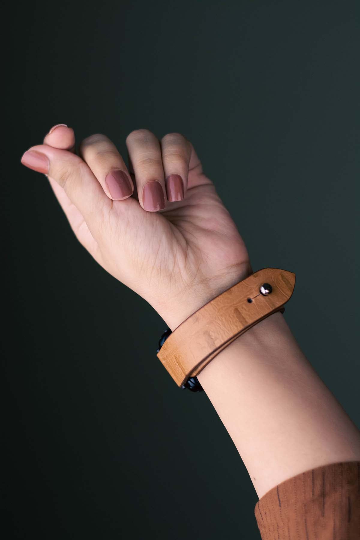 Veg-Tan Croc Leather Apple Watch Strap for women