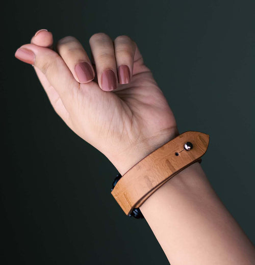 Veg-Tan Croc Leather Apple Watch Strap for women