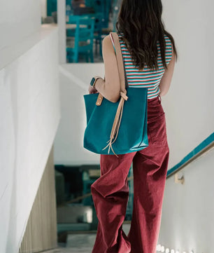 The Julie - Emerald Green Tote Bag