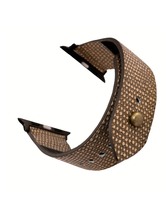 Russet | Lizard Leather Apple Watch Strap - Pure Leather Strap