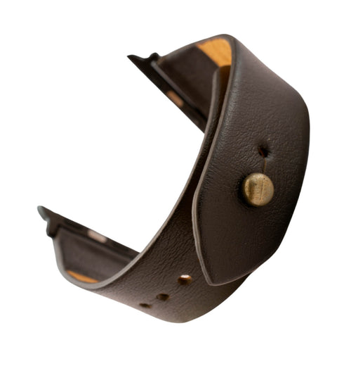 Coco Brown Apple Watch Strap - Pure Leather Strap