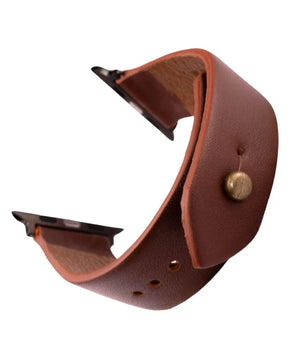 Brown Apple Watch Strap - Pure Leather Strap