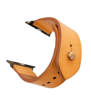 Veg Tanned Apple Watch Strap - Pure Leather Strap