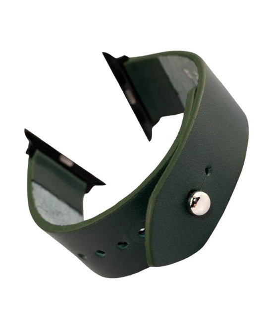 Emerald Green Apple Watch Strap - Pure Leather Strap
