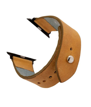 Tan Brown Apple Watch Strap - Pure Leather Strap