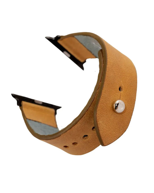 Tan Brown Apple Watch Strap - Pure Leather Strap