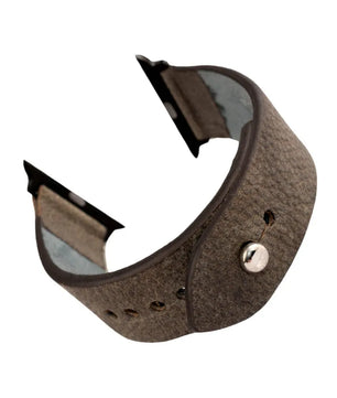 Dust Brown Apple Watch Strap - Pure Leather Strap