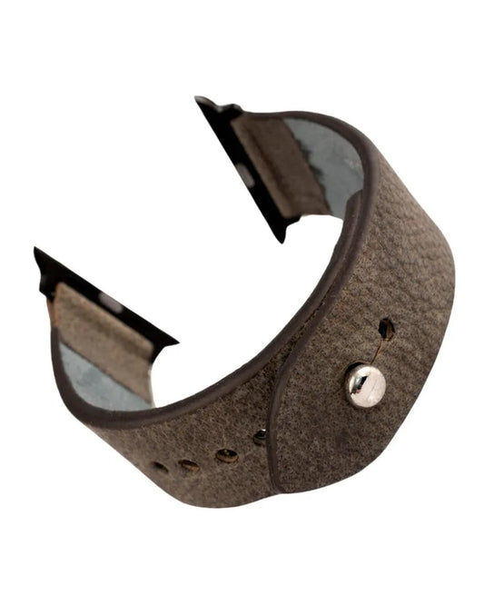 Dust Brown Apple Watch Strap - Pure Leather Strap